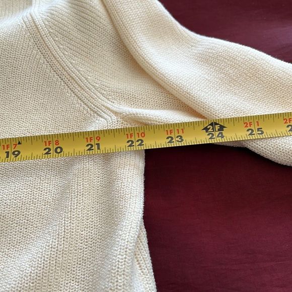 CHICOS new NWT textured cardigan sweater. Buttercream. Size 3. - Picture 10 of 10